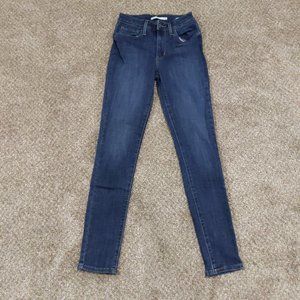 Levi's Womens 721 High Rise Skinny Jeans